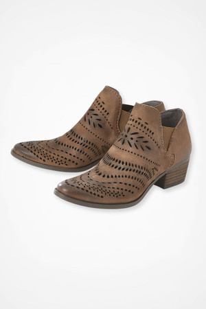 "Sun Valley" Leather Ankle Boots