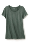 Everyday Ease Vintage-Wash Slub Knit Tee