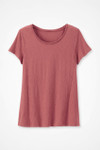 Everyday Ease Vintage-Wash Slub Knit Tee