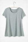 Everyday Ease Vintage-Wash Slub Knit Tee