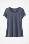 Everyday Ease Vintage-Wash Slub Knit Tee