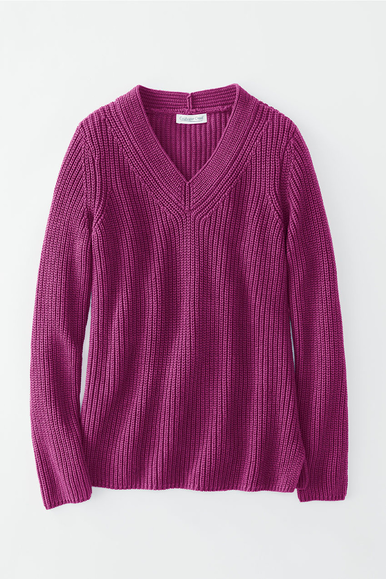 Shaker V-Neck Sweater