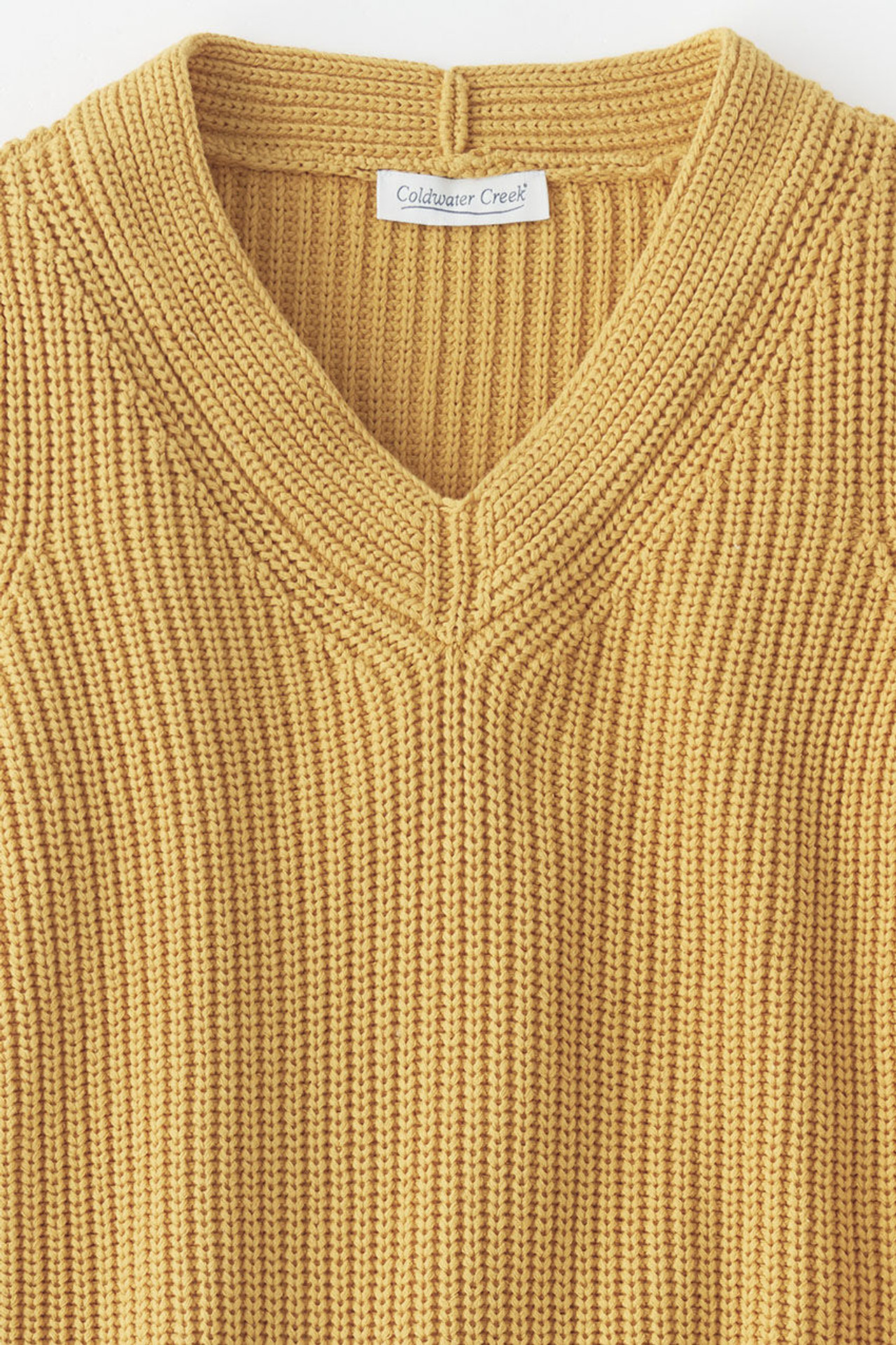 Shaker V-Neck Sweater