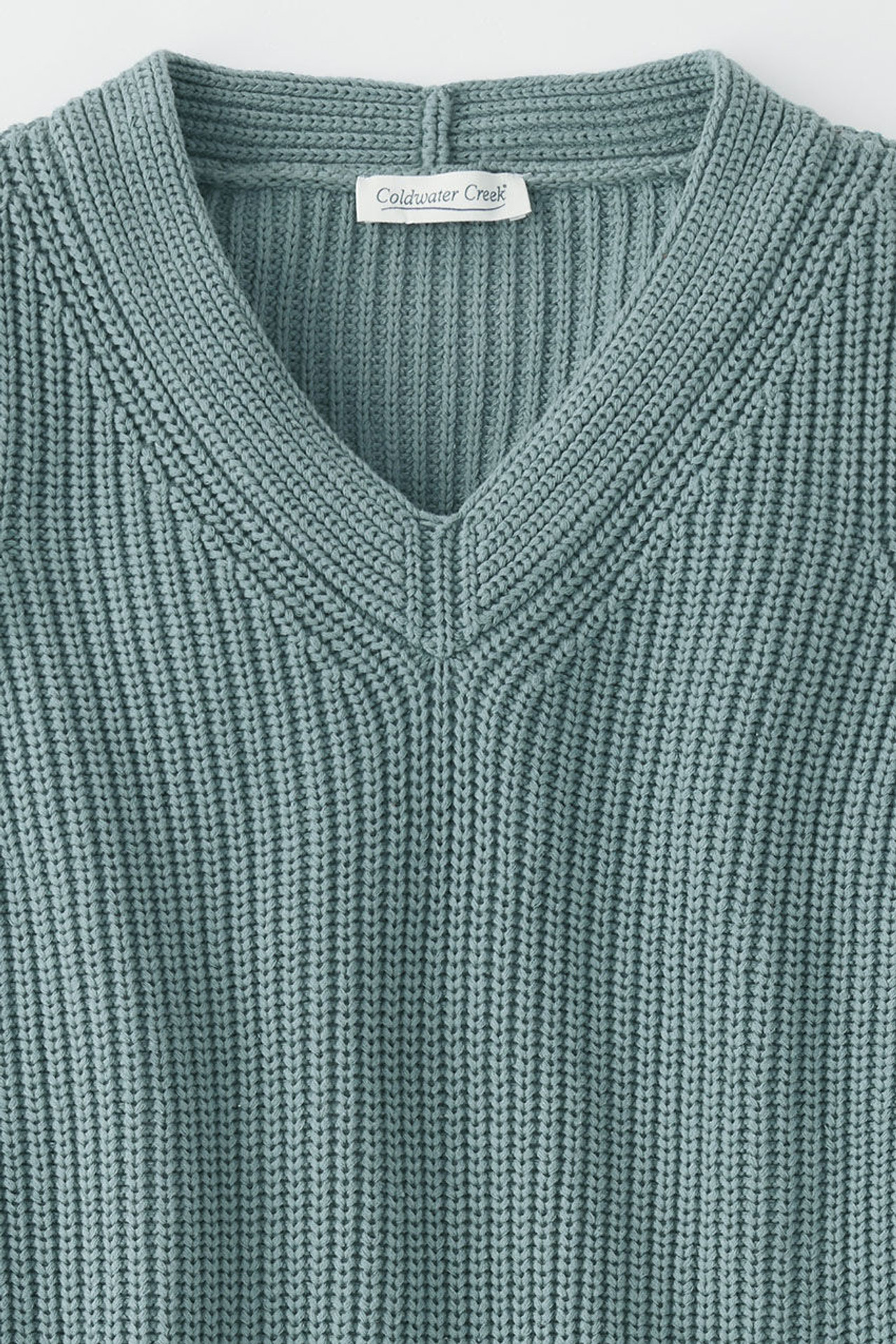 Shaker V-Neck Sweater