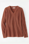 Shaker V-Neck Sweater